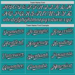 Custom Name and Number Baseball Jersey with Teal Gray-Black 3D Twinkle Star Gradient Design - Personalized Team Apparel Personalized