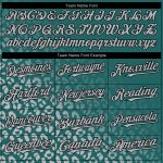 Custom Leopard Print Fade Baseball Jersey with Teal and Gray 3D Pattern - Personalize with Name and Number Personalized Teal