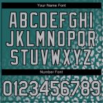 Custom Leopard Print Fade Baseball Jersey with Teal and Gray 3D Pattern - Personalize with Name and Number Personalized Teal