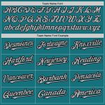 Custom Name and Number Personalized Teal Gray-Black Baseball Jersey with Authentic Raglan Sleeves Personalized Teal Gray-Black