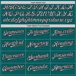 Custom Name Number Baseball Jersey - Personalized Teal Gray Black Sleeveless Team Jersey Personalized Teal Gray-Black Authentic