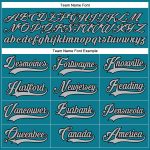 Custom Personalized Hockey Jersey with Name & Number in Teal Gray-Black Personalized Teal Gray-Black Hockey Lace Neck Jersey