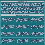 Custom Name and Number Personalized Two Tone Teal Gray-Navy Baseball Jersey - Authentic Team Jersey Personalized Teal Gray-Navy