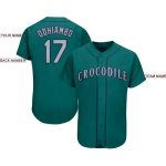 Custom Baseball Jersey - Personalized Teal Gray-Navy Team Name and Number Personalized Teal Gray-Navy Baseball Jersey Team
