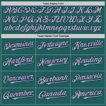 Custom Name & Number Personalized Teal Gray-Navy Line Baseball Jersey - Authentic Team Gear Personalized Teal Gray-Navy Line