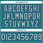 Custom Teal Gray-Navy Performance Vapor Golf Polo Shirt with Name and Number - Personalized Team Apparel Personalized Teal
