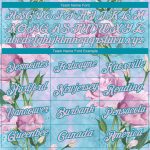 Teal Light Pink 3D Floral Custom Name and Number Performance T-Shirt - Personalized Team Apparel Personalized Teal Light