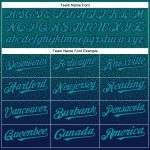 Custom Name and Number Personalized Teal Navy Fashion Baseball Jersey - Authentic Fade Team Jersey Personalized Teal Navy