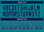 Custom Teal Navy Gray Drift Fashion Football Jersey with Personalized Name and Number Personalized Teal Navy-Gray Mesh Drift