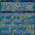 Custom Name & Number 3D Pattern Baseball Jersey - Personalized Teal Navy-Kelly Green Design Personalized Teal Navy-Kelly