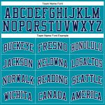 Customizable Navy Teal Pinstripe Basketball Jersey with Personalized Name & Number - Authentic Team Apparel Personalized
