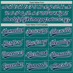 Custom Softball Jersey Team Personalized Teal Navy-Red Unisex with Name & Number - Comfortable Two-Button Design Personalized