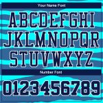 Custom Basketball Jersey with Name and Number - Teal Navy White Round Neck Sublimation Suit Personalized Teal Navy-White