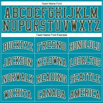 Custom Teal Olive-White Basketball Jersey with Personalized Name & Number - Authentic Throwback Design Personalized Teal