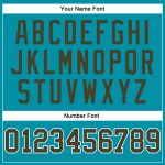 Custom Teal Olive-White Basketball Jersey with Personalized Name & Number - Authentic Throwback Design Personalized Teal