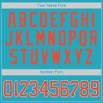 Custom Name and Number Basketball Jersey | Teal Orange Gray Authentic Throwback Design Personalized Teal Orange-Gray Authentic