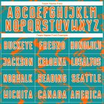 Custom Soccer Jersey with Abstract Teal Orange-White Design - Personalized Team Name & Number Personalized Teal Orange-White
