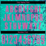 Personalized Soccer Jersey Team Custom Name & Number Teal Pink-Royal Uniform Personalized Teal Pink-Royal Sublimation Soccer