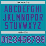 Custom Name and Number Teal Purple Gray Baseball Jersey - Personalized Authentic Throwback Team Jersey Personalized Teal