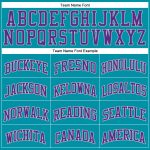 Custom Teal Purple-Gray Basketball Jersey with Personalized Name and Number - Authentic Throwback Style Personalized Teal