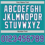 Custom Name & Number Authentic Baseball Jersey - Teal Purple White 3D Twinkle Star Gradient Design Personalized Teal Purple-White