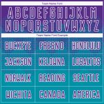Custom Soccer Jersey with Personalized Name and Number in Teal Purple-White Sublimation Design Personalized Teal Purple-White