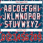 Custom Name Number 3D Christmas Baseball Jersey Teal Red White Personalized Team Gear Personalized Teal Red-White Christmas