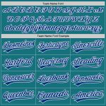 Personalized Teal Royal-White Baseball Jersey for Adults - Authentic Design Personalized Teal Royal-White Authentic Baseball
