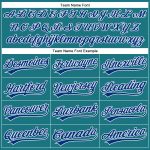 Personalized Teal Royal-White Golf Polo Shirt with Custom Name and Number - Performance Vapor Team Apparel Personalized Teal