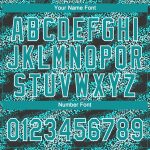 Personalized Teal and Black 3D Pattern Baseball Jersey - Authentic Design Personalized Teal Teal-Black 3D Pattern Design