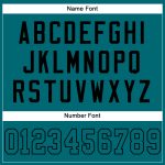 Customizable Teal Football Jersey with Team Name and Number - Authentic Mesh Sport Apparel Personalized Teal Teal-Black Mesh