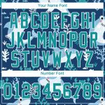 Custom Sharks Baseball Jersey with Personalized Name and Number, Teal 3D Pattern Design, Authentic Team Apparel Personalized