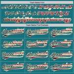 Custom Name & Number Personalized Teal USA Flag Vintage Baseball Jersey, Authentic Cream Design Personalized Teal Vintage