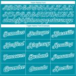Custom Teal White 3D Pattern Animal Crane T-Shirt with Name and Number Performance Apparel Personalized Teal White 3D Pattern