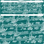 Custom Name and Number Baseball Jersey with Teal White 3D Boats and Fish Pattern Design Personalized Teal White 3D Pattern