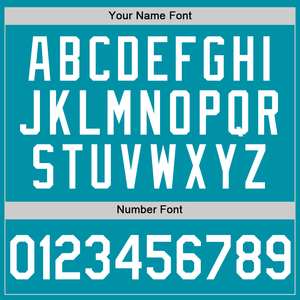 Personalized Teal White Authentic Throwback Baseball Jersey Team Custom Name and Number Custom Name and Number Personalized Throwback Baseball Jersey - Teal White Team Jersey Personalized Teal White Authentic - Image 5