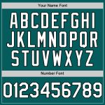 Custom Name Number Authentic Sleeveless Baseball Jersey Teal White Black - Personalized Team Jersey Personalized Teal White-Black