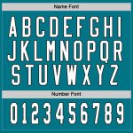 Customizable Hockey Jersey - Personalized Teal White Black Design with Team Name and Number Personalized Teal White-Black