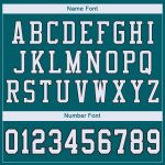 Custom Authentic Football Jersey with Mesh Design - Personalized Teal and Black with Name and Number Personalized Teal White-Black