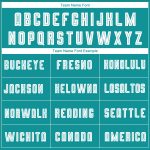 Customizable Teal Black White Soccer Jersey with Fade Design, Personalized Name and Number - Fashion Team Uniform Personalized