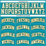 Custom Basketball Jersey with Personalized Name and Number - Teal White Gold-Black Authentic Throwback Design Personalized