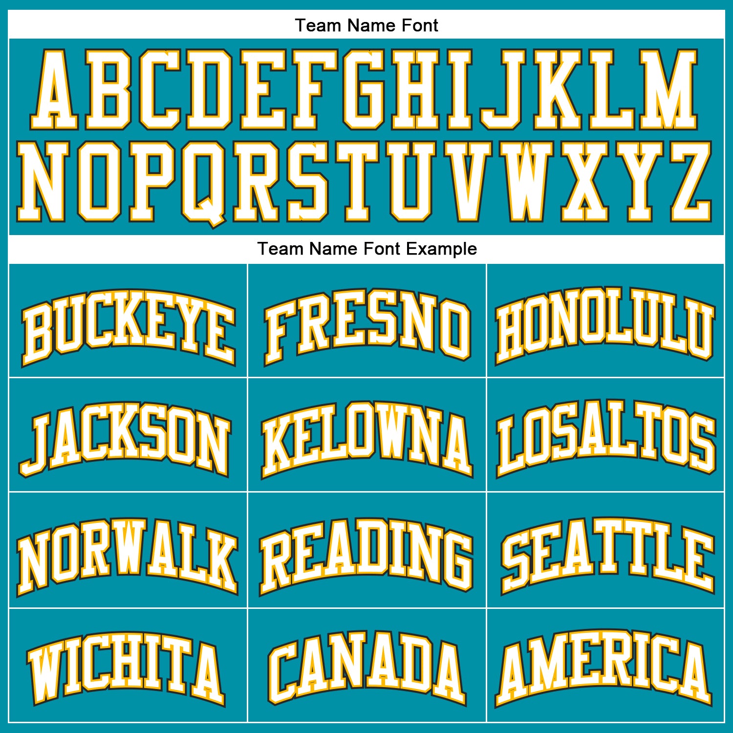 Personalized Teal White Gold-Black Authentic Throwback Basketball Jersey Team Custom Name and Number Custom Basketball Jersey with Personalized Name and Number - Teal White Gold-Black Authentic Throwback Design Personalized - Image 3