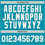 Custom Name and Number Personalized Teal White-Gray Basketball Jersey - Authentic Throwback Design Personalized Teal White-Gray