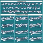 Custom Personalized Teal White-Navy Performance Vapor Golf Polo Shirt with Name and Number Personalized Teal White-Navy Performance