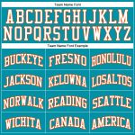 Personalized Teal Orange White Basketball Jersey - Authentic Throwback Design Personalized Teal White-Orange Authentic Throwback