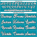 Custom Basketball Jersey with Personalized Name and Number - Teal White-Orange Authentic Throwback Design Personalized Teal
