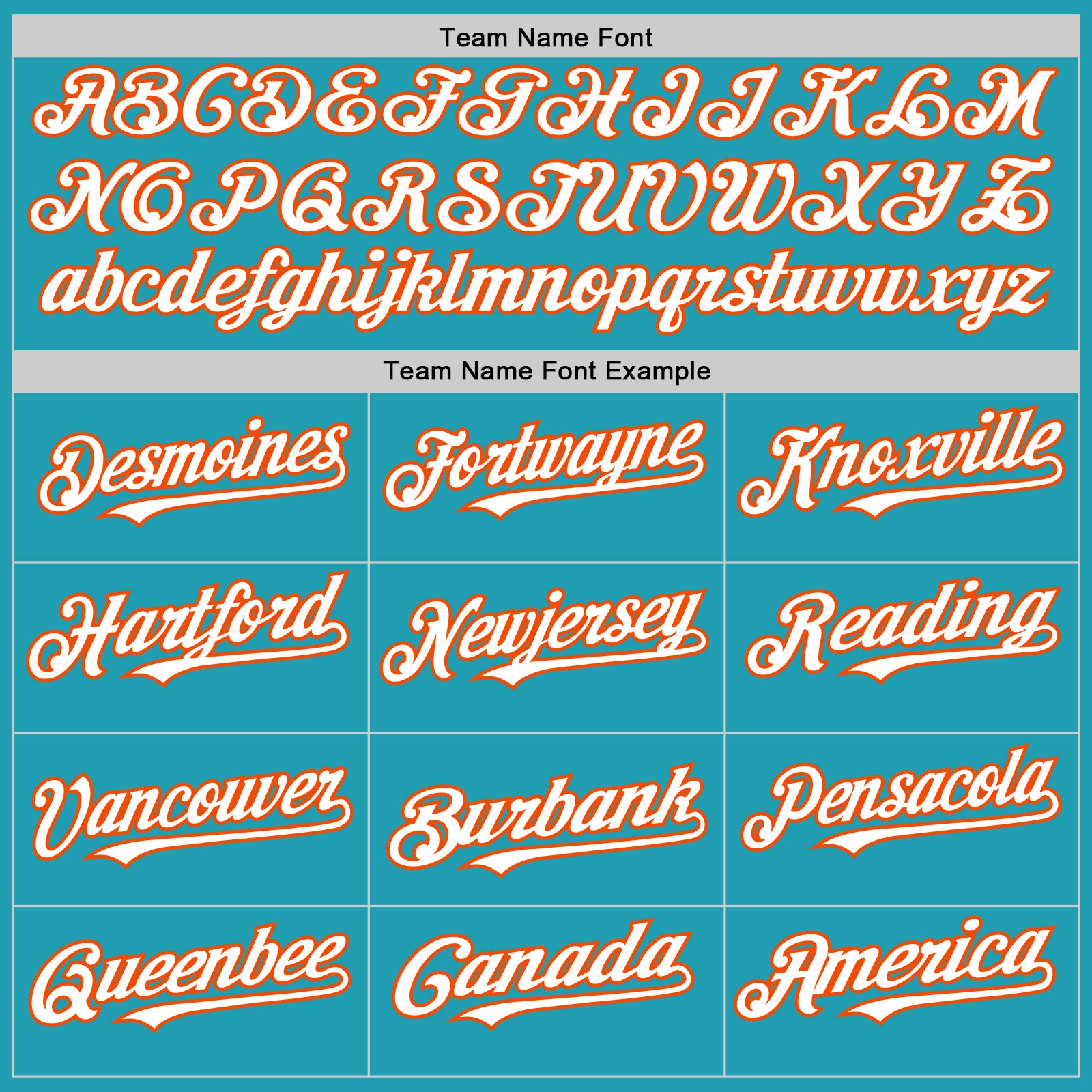 Personalized Teal White-Orange Mesh Authentic Throwback Baseball Jersey Team Custom Name and Number Custom Name and Number Personalized Teal White-Orange Throwback Baseball Jersey - Authentic Team Design Personalized Teal - Image 4