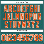 Custom Team Name and Number Authentic Baseball Jersey - Personalized Teal White Pinstripe Design Personalized Teal White