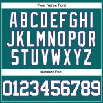 Personalized Baseball Jersey in Teal, White, and Purple - Custom Authentic Design Personalized Teal White-Purple Authentic