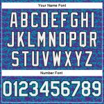 Custom Personalized Basketball Jersey with Name and Number in Teal, White, Purple, and Black - Authentic City Edition Personalized
